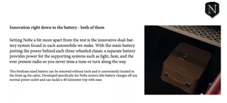 Illustration for article titled The Charming Retro Estonian Electric Trike Finally Exists In Reality, Sort Of